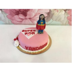Super Mom Theme cake