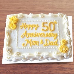Happy anniversary mom and dad cake