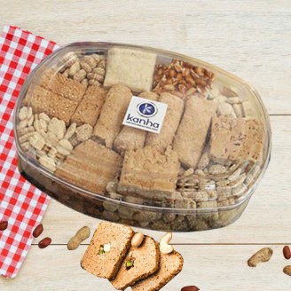 Assorted Gajak Pack- 1 Kg Sweets Delivery Jaipur, Rajasthan Assorted Gajak Pack- 1 Kg Sweets Delivery Jaipur, Rajasthan