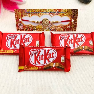 Kitkat with rakhi Rakhi Gifts Delivery Jaipur, Rajasthan