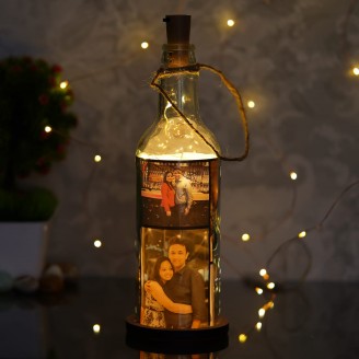 Personalized glass bottle lamp Personalize Gift Delivery Jaipur, Rajasthan