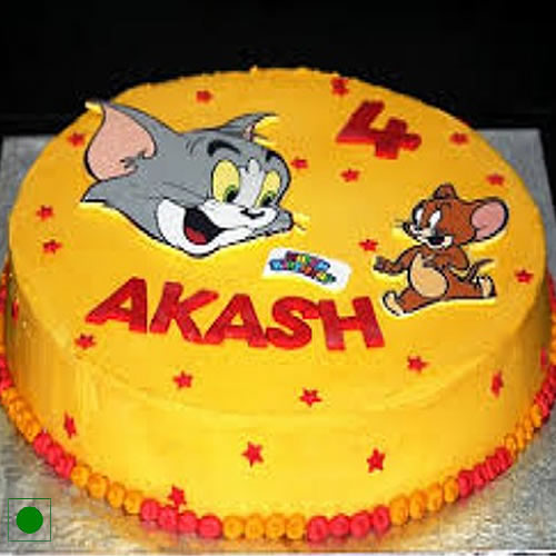 5 Off] Order 'Tom & Jerry Kids Birthday Cake (2 Tier)' Online | Urgent  Delivery Across London // Sugaholics™