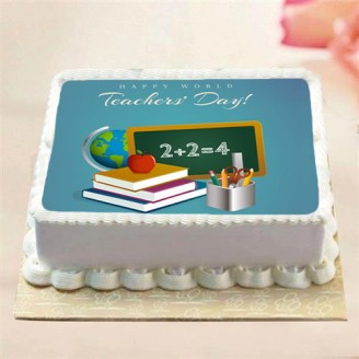 Teachers day photo cake Teachers day gifts  Delivery Jaipur, Rajasthan