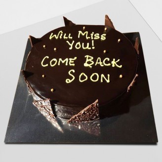 Will miss you chocolate flavor cake Online Cake Delivery Delivery Jaipur, Rajasthan