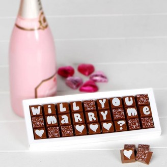 Will you marry me sms chocolate  Valentine Week Delivery Jaipur, Rajasthan