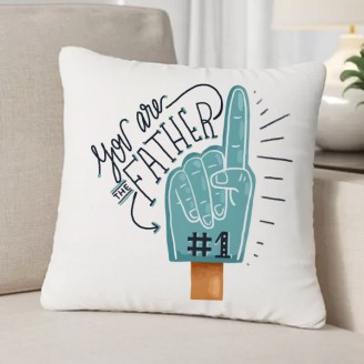 You are the number 1 father cushion with filler Gifts For Father Delivery Jaipur, Rajasthan