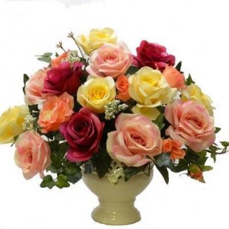 20 mixed colour flower pot Online flower delivery in Jaipur Delivery Jaipur, Rajasthan