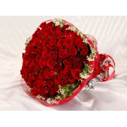 50 Red rose beautiful arrangement