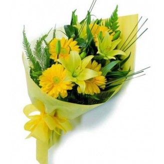 Yellow flower bunch Online flower delivery in Jaipur Delivery Jaipur, Rajasthan