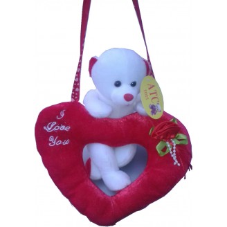 Teddy in  Heart  Delivery Jaipur, Rajasthan